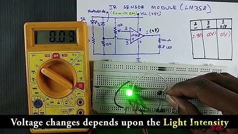 Testing IR Sensor Module lm358 | Staysay