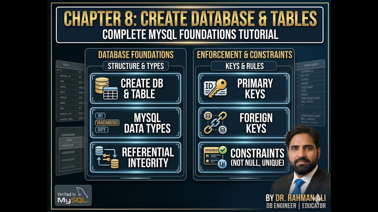 Chap 8 - MySQL Database Design: Creating Tables, Data Types ...