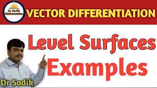 Level Surfaces, example
