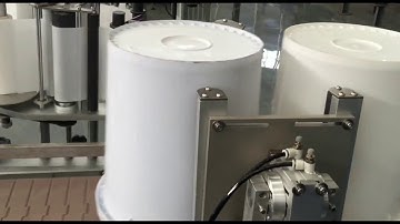 Big Buckets Labeling Machine with Auto Registration