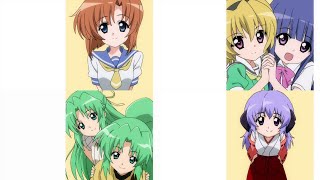 Comparison ending Higurashi Kira (kiri: Rena   Mi/Shi, kanan: Rika/Satoko   Hanyu)