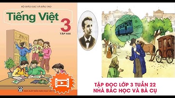 Tập đọc Lớp 3 Tuần 22 Bài Nhà bác học và bà cụ
