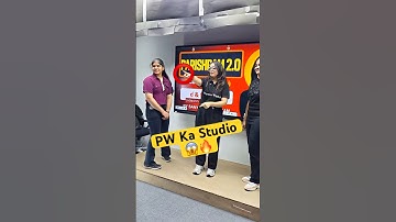 PW Studio Tour With Toppers 🔥 #physicswallah #udaan