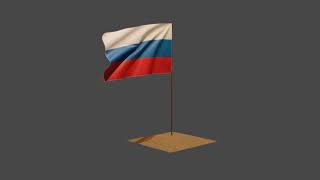 Russian flag in Blender 2021 screenshot 5