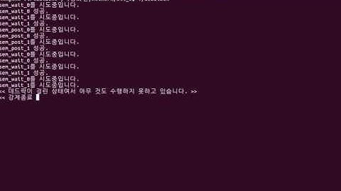 Deadlock code 및 Deadlock을 피하는 code ( 개념 )