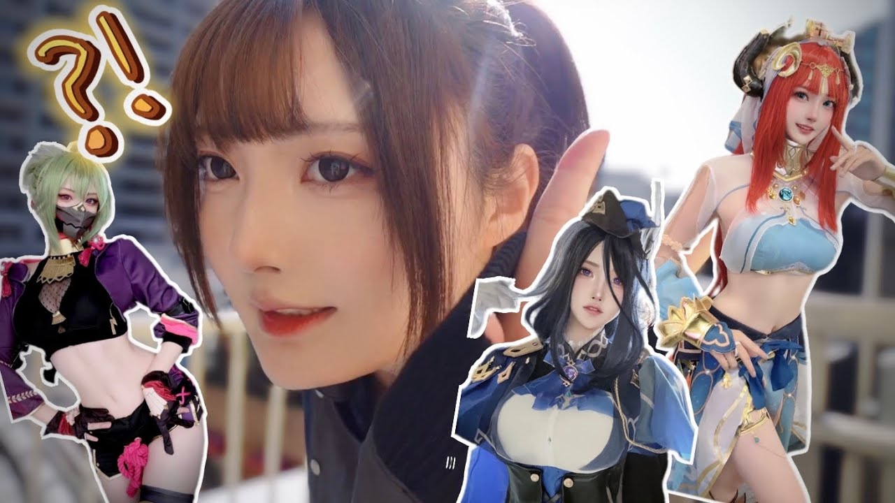 着用したコスプレがとんでもない数になっていました。【原神】