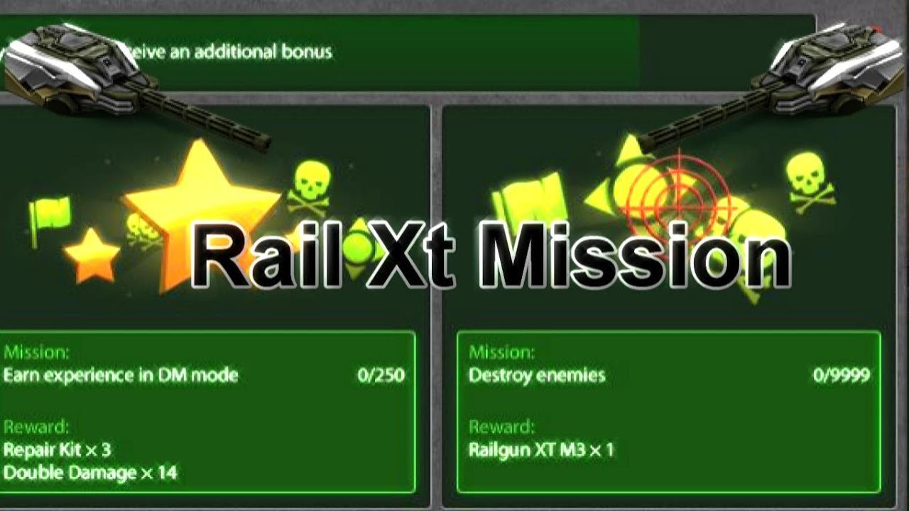 ll Tanki Online XT Mission Railgun M3 ll