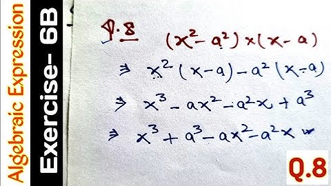 Exercise- 6B | Qus- 8 | Class 8 | Operations On Algebraic Expressions | R S AGGARWAL  #mvo #algebra