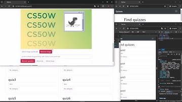 CS50w Final Project: Quiz portal