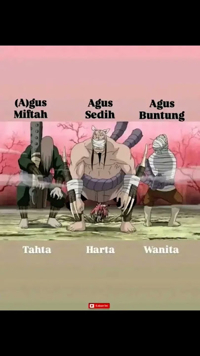 Trio Agus 2024 @HendraNumber17 pinjam gambar #meme #anime #djphonk