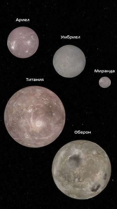 Най-големите спътници на Уран! Част 2 #космос #вселена #астрономия ...