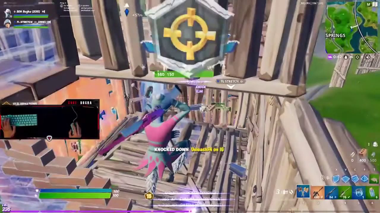 BUGHA at its best against PRO's from Winter Royale, Fortnite