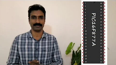PIN CONFIGURATION OF PIC16F877A MICROCONTROLLER /PRACTICAL