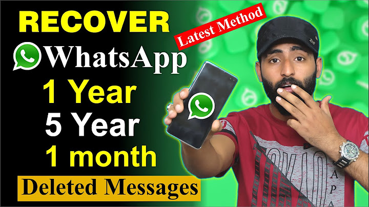 How to restore deleted whatsapp messages without backup for free
