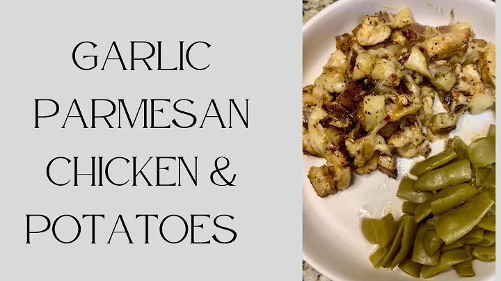 Garlic Parmesan Chicken and Potatoes #easyrecipe #dinnerideas #chicken