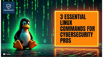 3 Linux Commands Every Cybersecurity Pro Uses 🔒 Beginner Friendly Tutorial