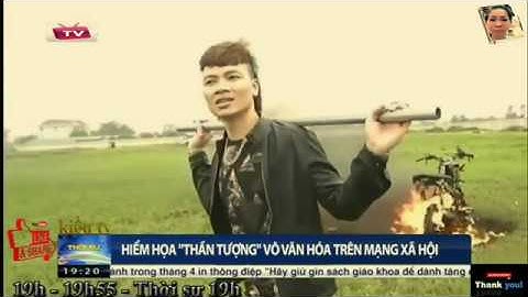 Hiểm họa thần tượng vô văn hóa trên MXH |Khá Bảnh được lên Thời Sự VTV3