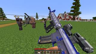 We Became the PILLAGER ARMY and Robbed Villagers Using Modern Weapons! 💰🔫 screenshot 4