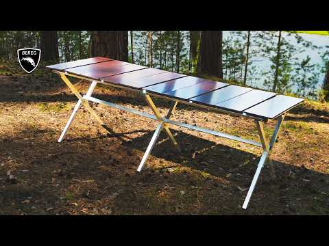 BEREG FOLDING CAMP SAUNA BENCH / SETUP AND ASSEMBLY #pfbereg #campsauna #campinggear