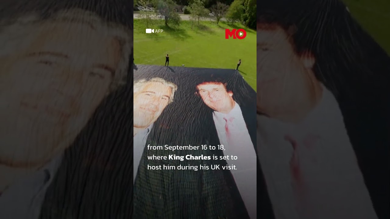 World’s Biggest Trump-Epstein Photo Unfurled In The UK | Mo of Everything