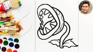 HOW TO DRAW CHOMPER STEP BY STEP FROM PLANTS VS ZOMBIES 2  PVZ 2 DRAWINGS screenshot 5