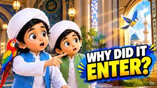 ​What Happened When a Bird Flew Inside the Mosque | Beautiful Islamic Moral Story (3D