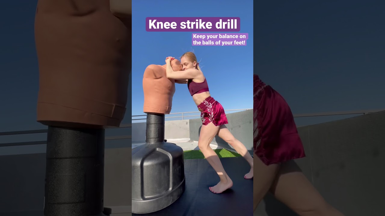 Knee strike drill with BOB 🔥 