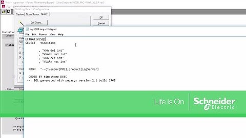 Querying ION Database Directly via GetNativeSQL Command in Vista | Schneider Electric Support