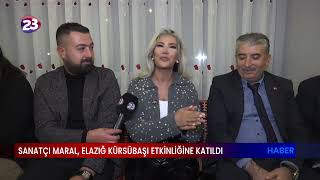 Sanatçi Maral, Elaziğ Kürsübaşi Etki̇nli̇ği̇ne Katildi Resimi