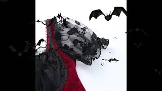 Gothic Vintage Velvet Corset Dress
