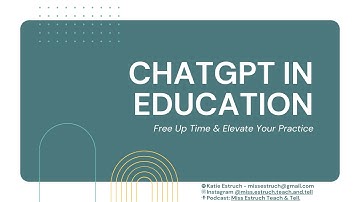 ChatGPT in Education - Free Online CPD training event for educators