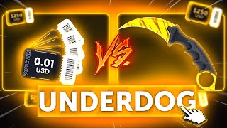 My Biggest "UNDERDOG" Case Battle Win EVER! | KeyDrop Promo Code