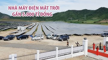 Cận cảnh nhà máy điện mặt trời 5000 tỉ cực khủng ở Phú Yên