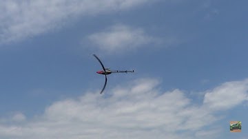 Align Trex 700 L Dominator ,mild flight test of new roll rates and nitrokysho performs raining death