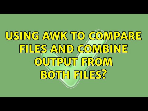 Using awk to compare files and combine output from both files? (3 Solutions!!)