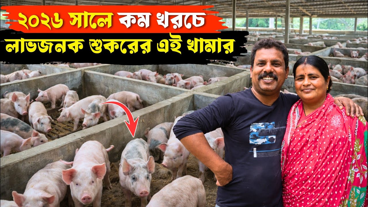 ২০২৬ সালে কম খরচে লাভজনক শুকর খামার | Low Investment High Profit Pig Farming Business 2026
