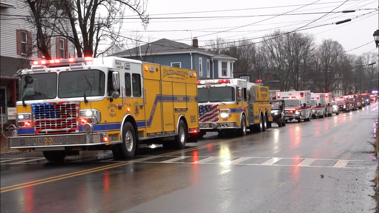 Chester Volunteer Fire Company 2022 New Years Day Lights & Sirens