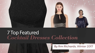 7 Top Featured Cocktail Dresses Collection By Rm Richards, Winter 2017