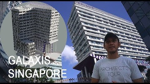 Galaxis Building Singapore. Integrated Mixed Use Building. Blender 3D animation