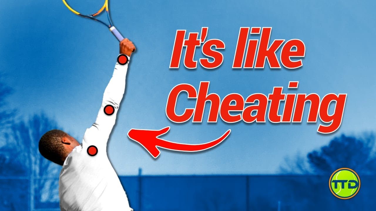 Всегда держите плечо в этом положении... если хотите подавать лучше!