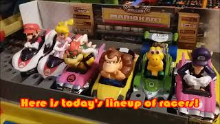 Hot Wheels Mario Kart Takes on ... The Makeshifter Pinball Machine! (TrackMaster Contest HWMK entry)