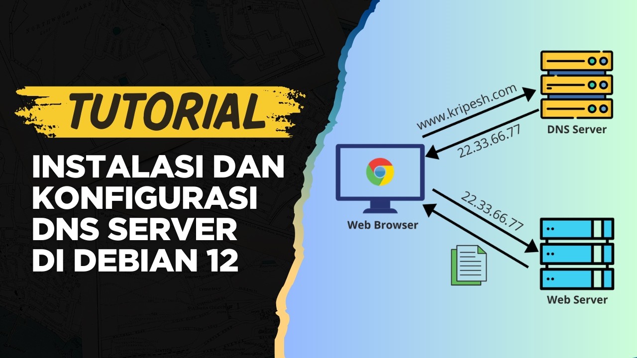 #7 Instalasi, Konfigurasi, dan Pengujian DNS Debian 12 - YouTube