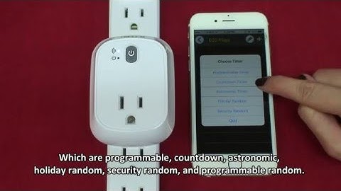 ECO Plugs - Timer Setting @ iOS