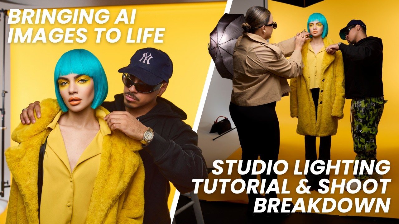 Bringing AI Images to Life: Studio Lighting Tutorial & Shoot Breakdown with Samuel Bouret