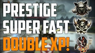 Black Ops 2 Tip - How To Prestige THREE Times In One Double XP Weekend! (41-4 Drone Gameplay)