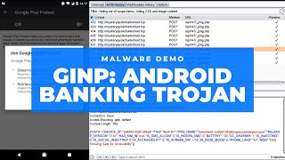 Android banking Trojan Ginp | Malware demo | infected device | targets Coronavirus trackers