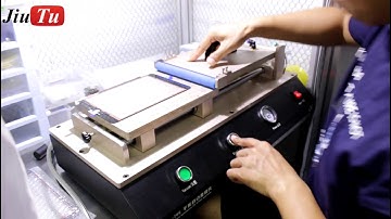 Large Built-in Vacuum Pump Automatic OCA/Polarizer Film Laminating Machine For iPad LCD Glass Repair