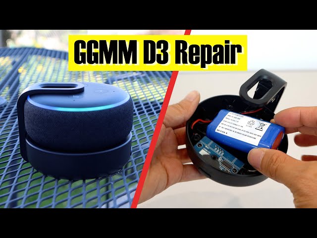 GGMM D3 Echo Dot V3 Battery Base Repair Tutorial 