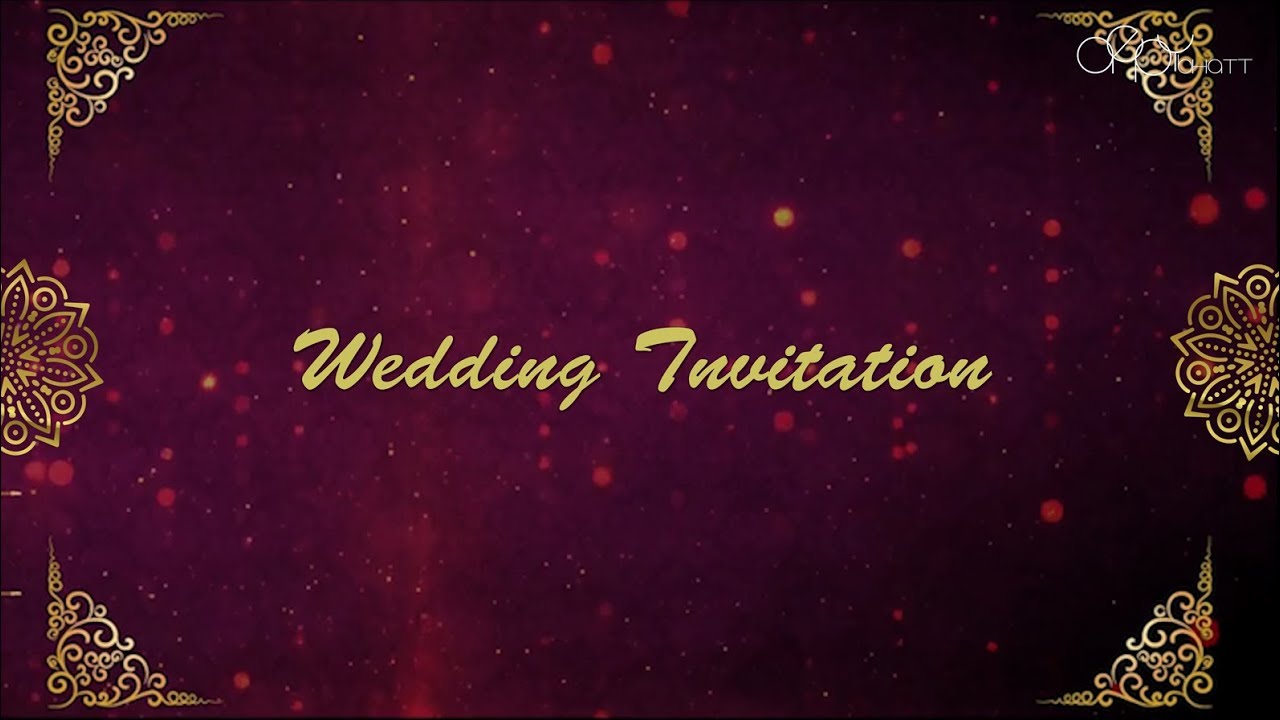 Royal Wedding Invitation Video - Whatsapp Invitation - Free Wedding invitation template