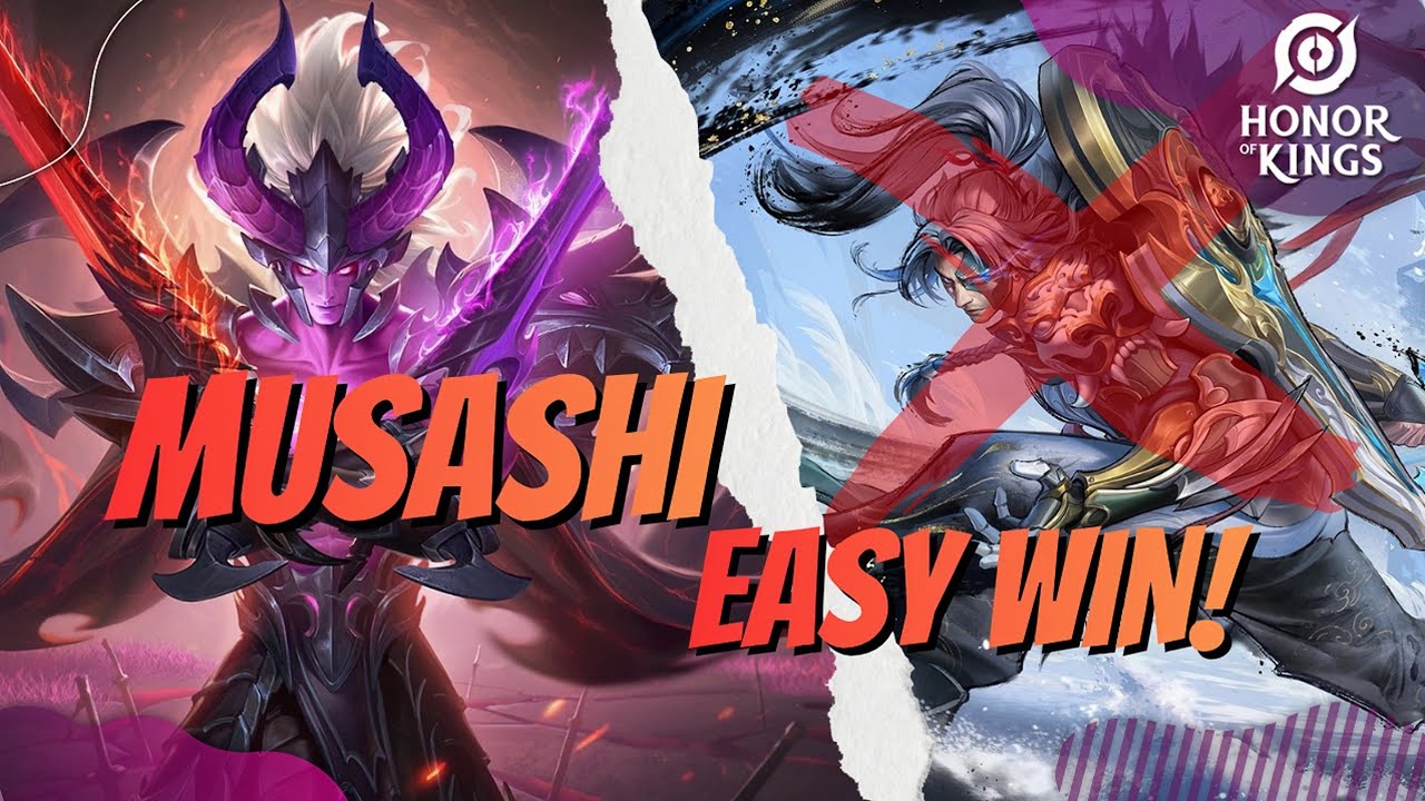 Musashi perfect gameplay, easy win‼️ - Honor Of Kings